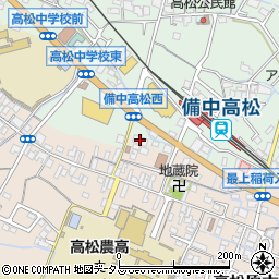 中国銀行足守支店周辺の地図