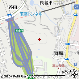 兵庫県神戸市須磨区車汁谷周辺の地図
