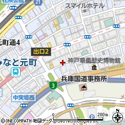 リパーク神戸栄町通第９駐車場周辺の地図