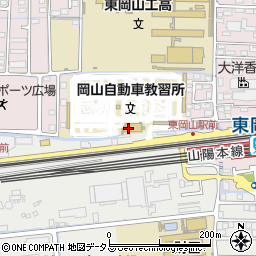 株式会社岡山自動車教習所周辺の地図