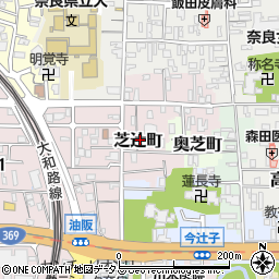 奈良県奈良市芝辻町858-17周辺の地図