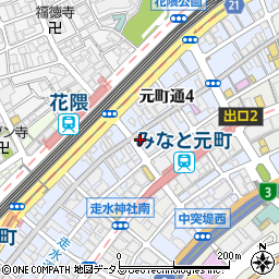 神戸市立　こうべまちづくり会館周辺の地図