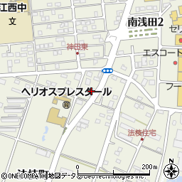 静岡県浜松市中央区法枝町78周辺の地図