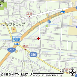 静岡県浜松市中央区篠原町21687周辺の地図