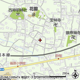 静岡県浜松市中央区篠原町9395周辺の地図