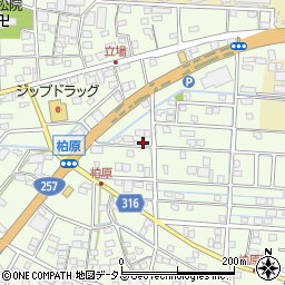 静岡県浜松市中央区篠原町21686周辺の地図