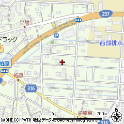 静岡県浜松市中央区篠原町21702周辺の地図