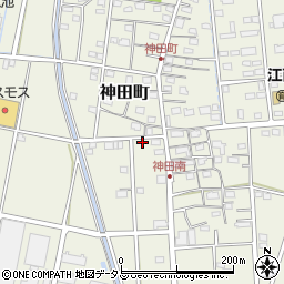 静岡県浜松市中央区神田町1049周辺の地図