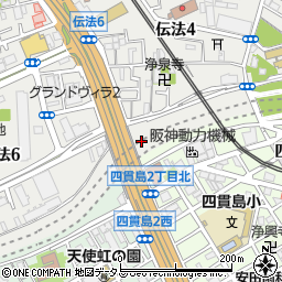 正蓮寺橋周辺の地図