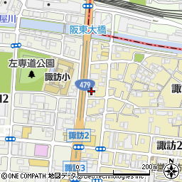 株式会社ヤマダ・コーポレーション　大阪営業所周辺の地図