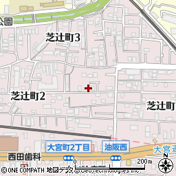 ボナール奈良新大宮周辺の地図
