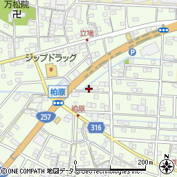 静岡県浜松市中央区篠原町21677周辺の地図