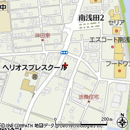 静岡県浜松市中央区法枝町68周辺の地図