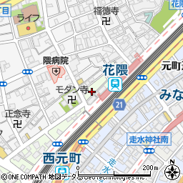 兵庫県神戸市中央区北長狭通6丁目4-6周辺の地図
