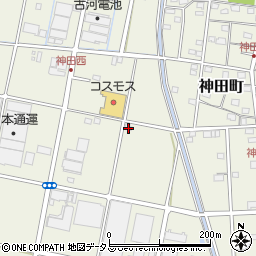 静岡県浜松市中央区神田町1127周辺の地図
