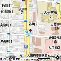 大阪ボランティア協会周辺の地図