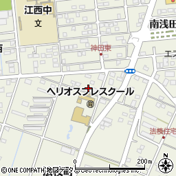 静岡県浜松市中央区法枝町127周辺の地図