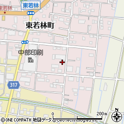 静岡県浜松市中央区東若林町1543周辺の地図