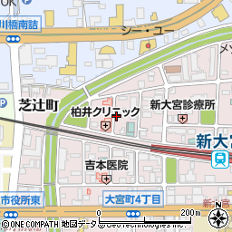 奈良県奈良市芝辻町4丁目12周辺の地図
