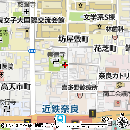 奈良県奈良市大豆山町周辺の地図