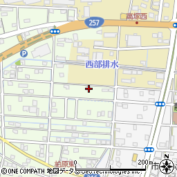 静岡県浜松市中央区篠原町21717周辺の地図