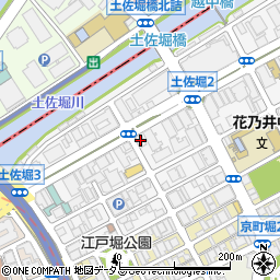 大阪シティ信用金庫江戸堀支店周辺の地図
