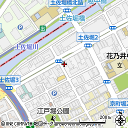 大阪シティ信用金庫江戸堀支店周辺の地図