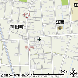 静岡県浜松市中央区神田町887周辺の地図