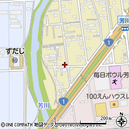 静岡県浜松市中央区芳川町897周辺の地図