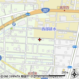 静岡県浜松市中央区篠原町21714周辺の地図