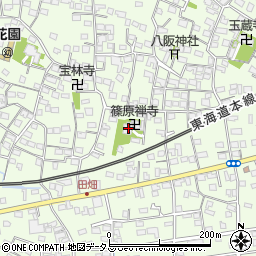 静岡県浜松市中央区篠原町4033周辺の地図