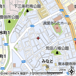 兵庫県神戸市兵庫区荒田町3丁目57-10周辺の地図
