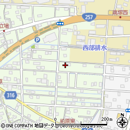 静岡県浜松市中央区篠原町21710周辺の地図