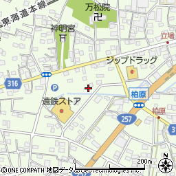 静岡県浜松市中央区篠原町14099周辺の地図