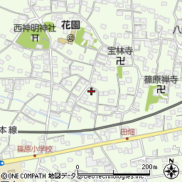 静岡県浜松市中央区篠原町9392周辺の地図