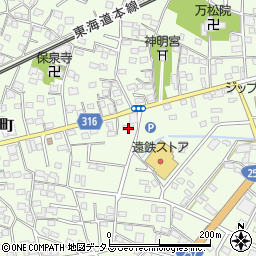 静岡県浜松市中央区篠原町14043周辺の地図