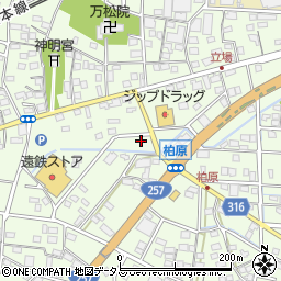 静岡県浜松市中央区篠原町21520周辺の地図