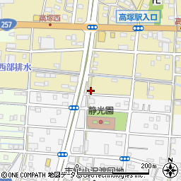 静岡県浜松市中央区高塚町2394周辺の地図