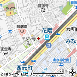 兵庫県神戸市中央区北長狭通6丁目4-5周辺の地図