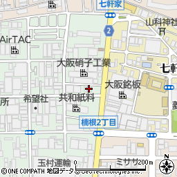 大阪商工信用金庫長田支店周辺の地図