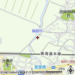 静岡県浜松市中央区篠原町9686周辺の地図