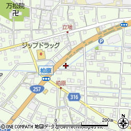 静岡県浜松市中央区篠原町21673周辺の地図