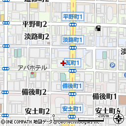 エム・ユー・フロンティア債権回収株式会社大阪事業所総務周辺の地図