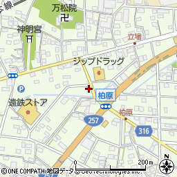 静岡県浜松市中央区篠原町21519周辺の地図