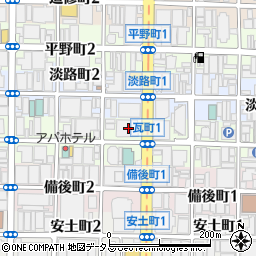 三菱ＵＦＪファクター株式会社　大阪支社周辺の地図