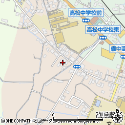 岡山県岡山市北区高松原古才44周辺の地図