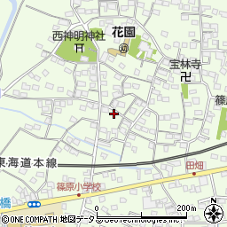 静岡県浜松市中央区篠原町9482周辺の地図