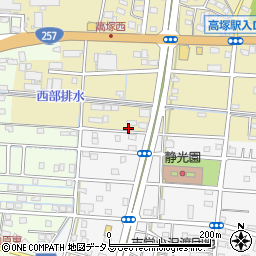 静岡県浜松市中央区高塚町2390周辺の地図
