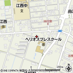 静岡県浜松市中央区法枝町135周辺の地図