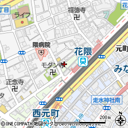 兵庫県神戸市中央区北長狭通6丁目4-13周辺の地図